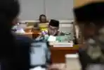 Menteri Agama Fachrul Razi Rapat Kerja dengan Komisi VIII DPR RI
