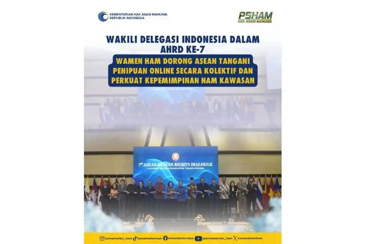Wamen HAM Mugiyanto Pimpin Delegasi Indo di ASEAN Human Rights Dialogue