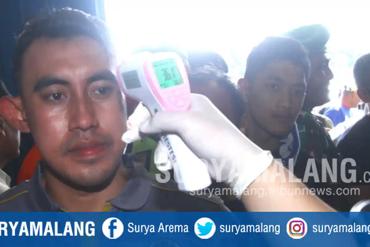 Seperti Laga Arema FC, Akan Ada Deteksi Suhu Tubuh di Laga Persebaya vs Persipura Lawan Virus Corona