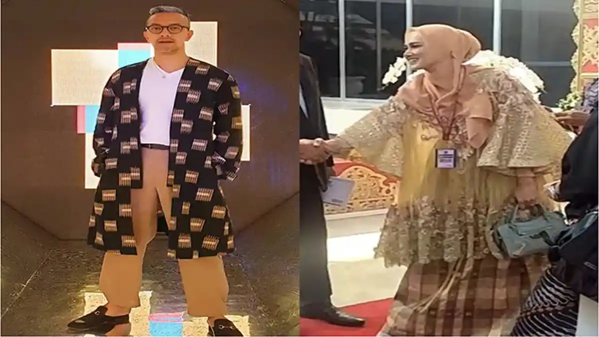 Hadiri Pelantikan DPR, Mulan Jameela Istri Ahmad Dhani Curi Perhatian Lewat Gaun Karya Designer Top
