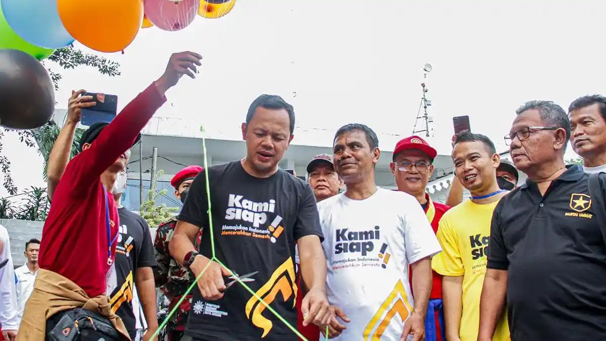 Bima Arya dan Warga Ikuti Jalan Sehat di Kota Bogor Jelang Muktamar Muhammadiyah
