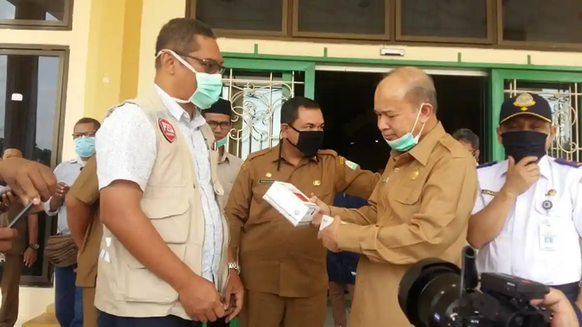 Bantuan Logistik dan Petugas dari Provinsi Mulai Mengalir ke Aceh Tamiang, Penanganan Covid-19