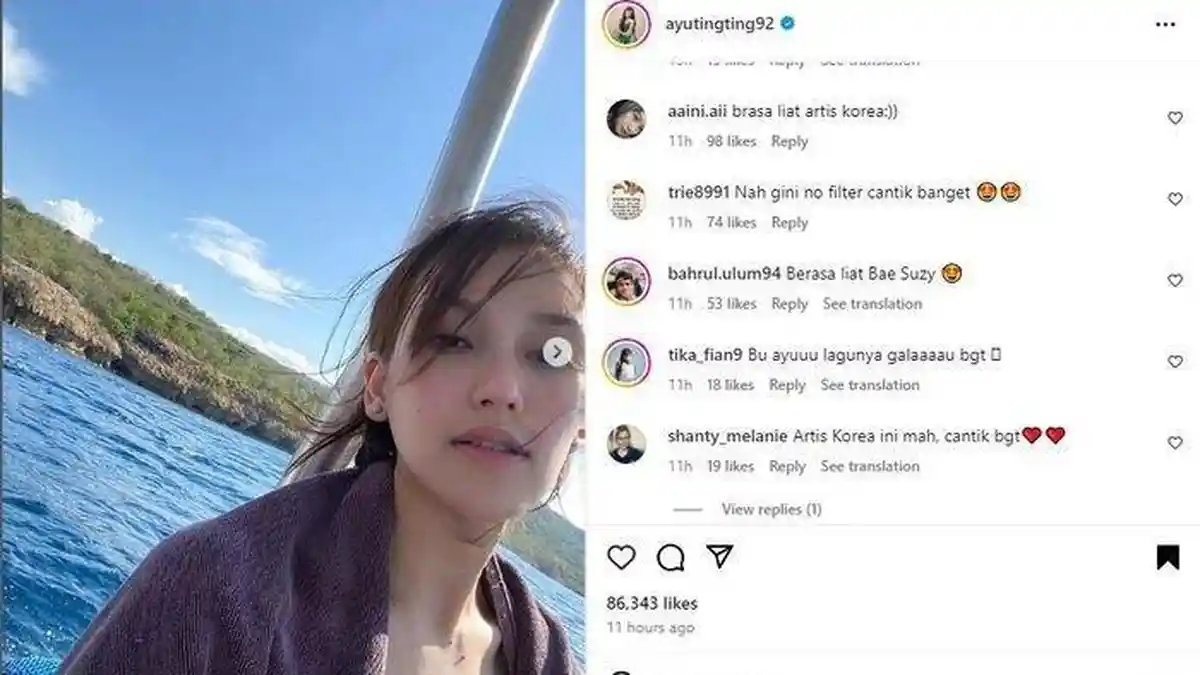 Wajah Asli Ayu Ting Ting Tanpa Riasan Banjir Pujian