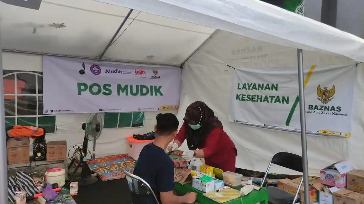 Bantu Jaga Keselamatan Pemudik, Jalin dan Baznas Buka Posko di Banten