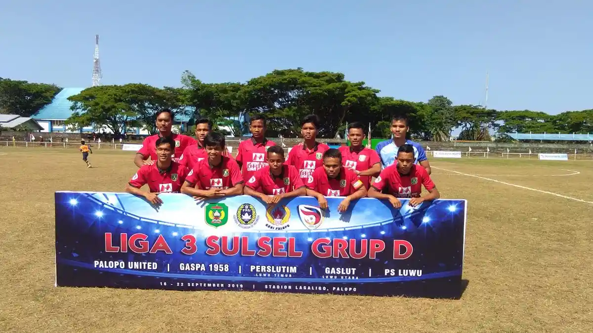 Laga Perdana, Gaslut Luwu Utara Bermain Imbang dengan Gaspa 1958