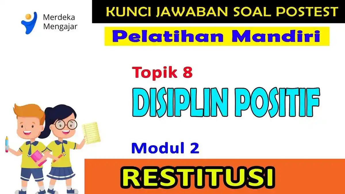 Soal & Kunci Jawaban Post Test Modul 2 Restitusi, Cara Menggunakan Sisi Tiga dari Segitiga Restitusi