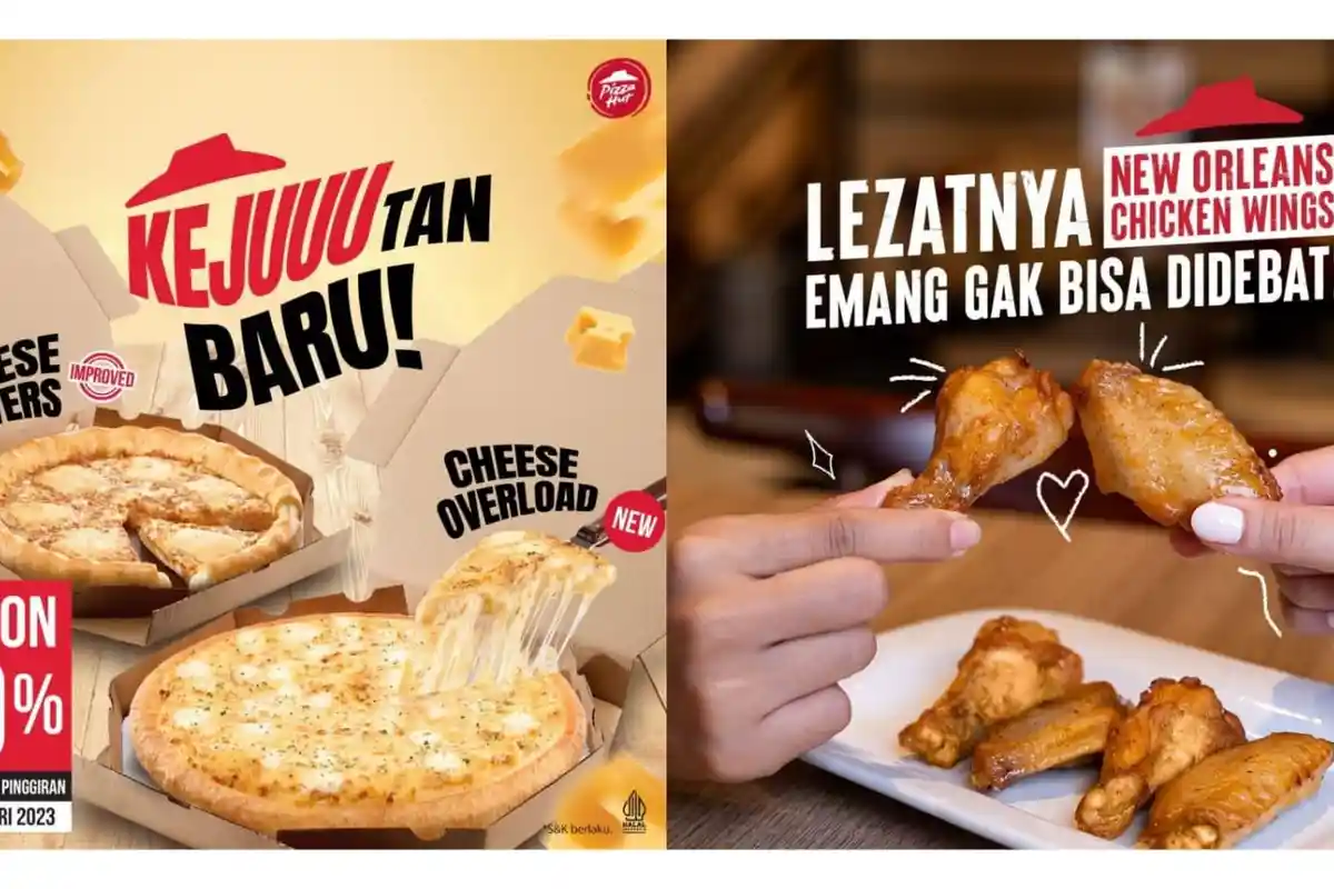 NEW! Promo Pizza Hut Januari 2023, Nikmati Cheese Overload Personal Rp 38.000