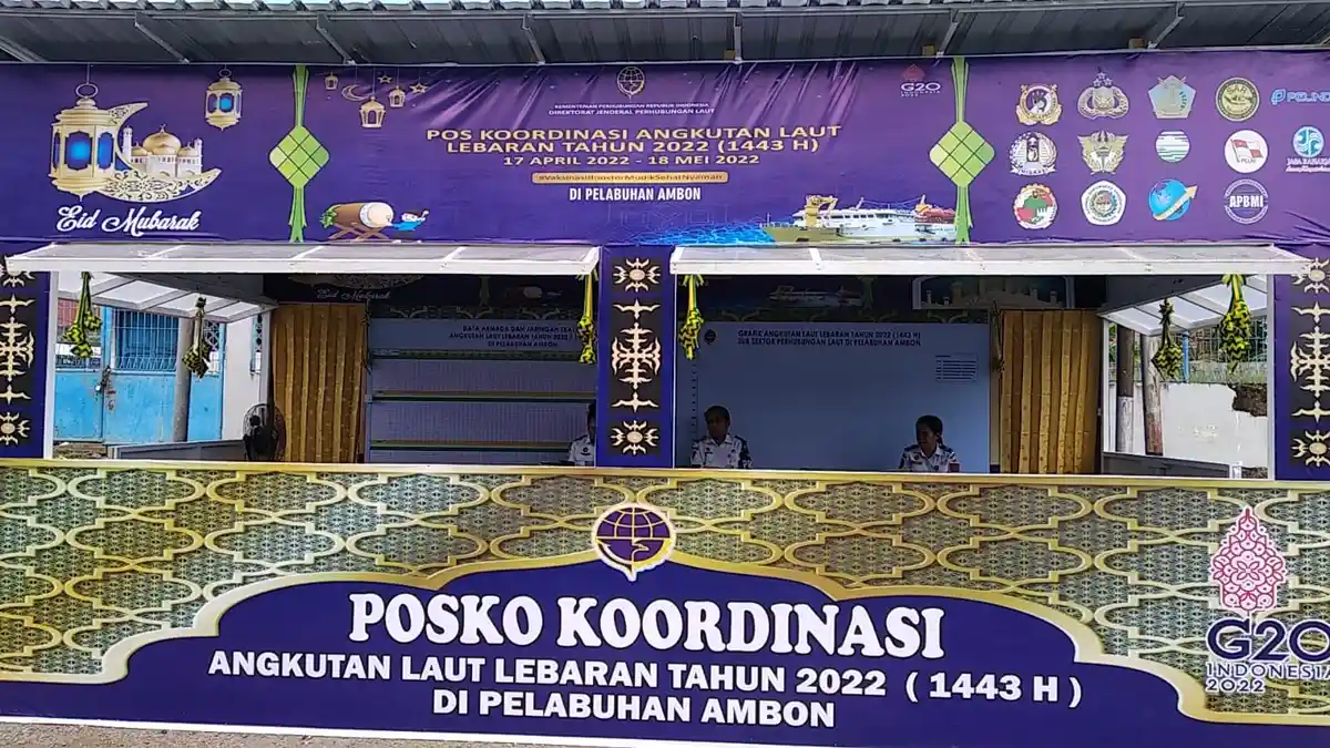 Masuk Periode Arus Mudik Lebaran, KSOP Ambon Bikin Posko Koordinasi Angkutan Laut