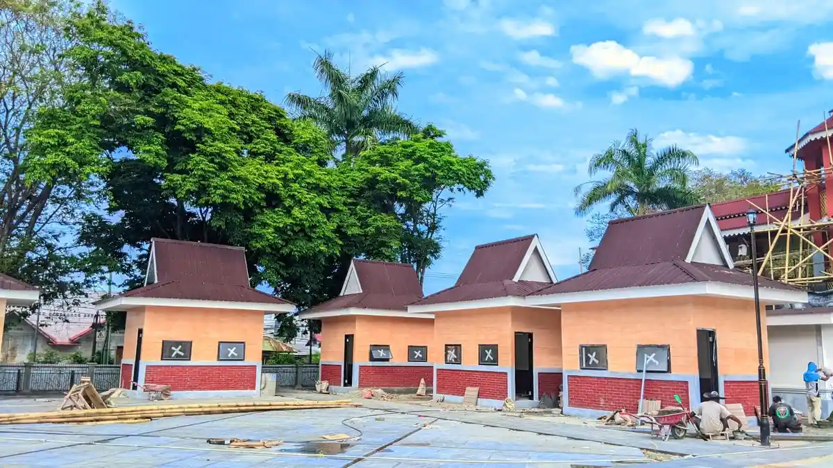 Renovasi Kawasan Kuliner Taruna Remaja Gorontalo Rampung 25 Desember 2024, Ini Penampilan Terbarunya