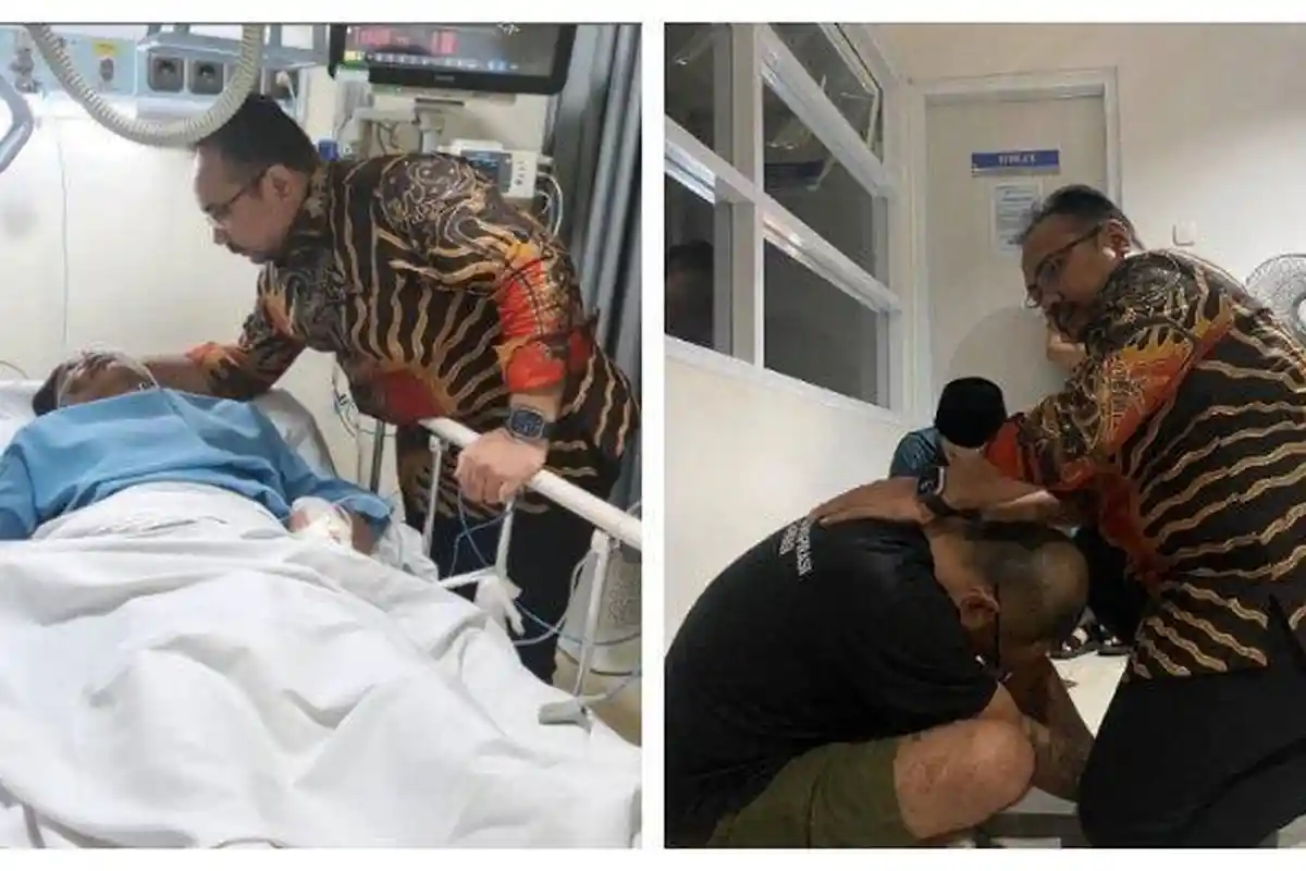 Menag Yaqut Jenguk Anak Pengurus GP Ansor, Korban Penganiyaan MDS: Anak Kader, Anakku juga!