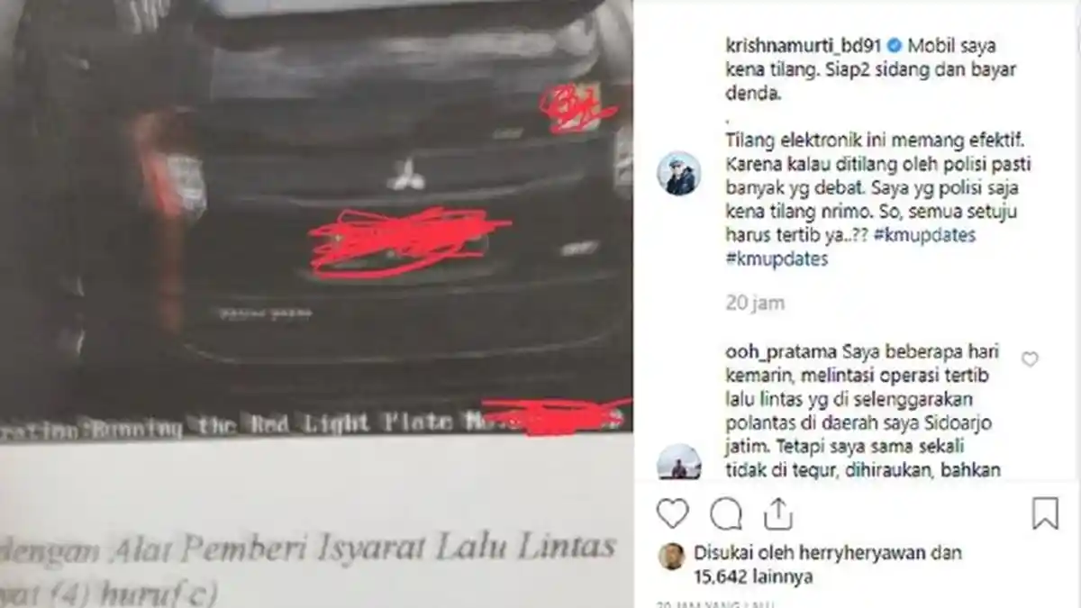Mobil Brigjen Krishna Murti Jadi Korban Penerapan E-Tilang, Begini Respon Perwira Bintang Satu Ini