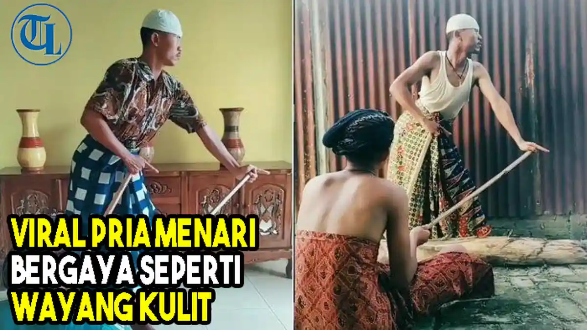 VIDEO Viral Pria Menari Bergaya seperti Wayang Kulit yang Dikendalikan Dalang