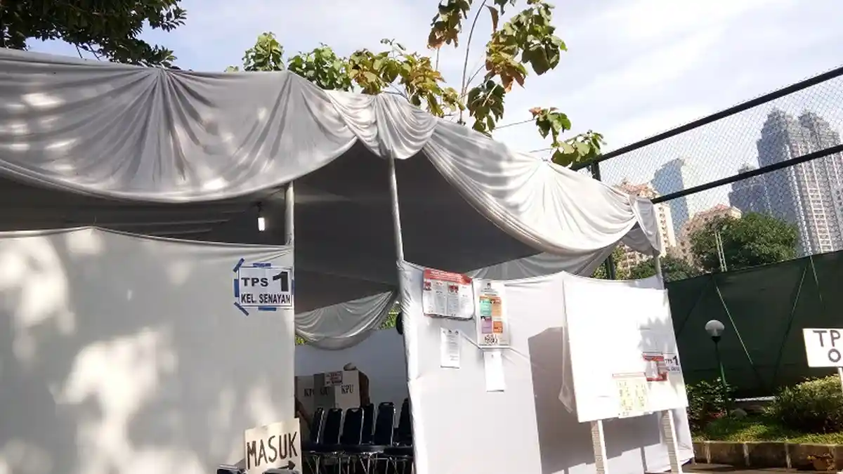 TPS di Kompleks Menteri Mulai Ramai Didatangi Pemilih