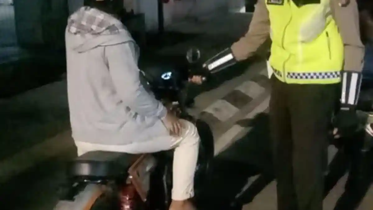 Polisi Buru Knalpot Racing,17 Motor di Pangkalpinang Terjaring Razia