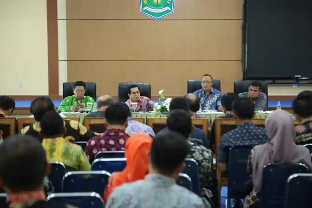 Cermati Capaian Kinerja SKPD, Wako AJB Gelar Rapat Evaluasi Realisasi APBD 2019
