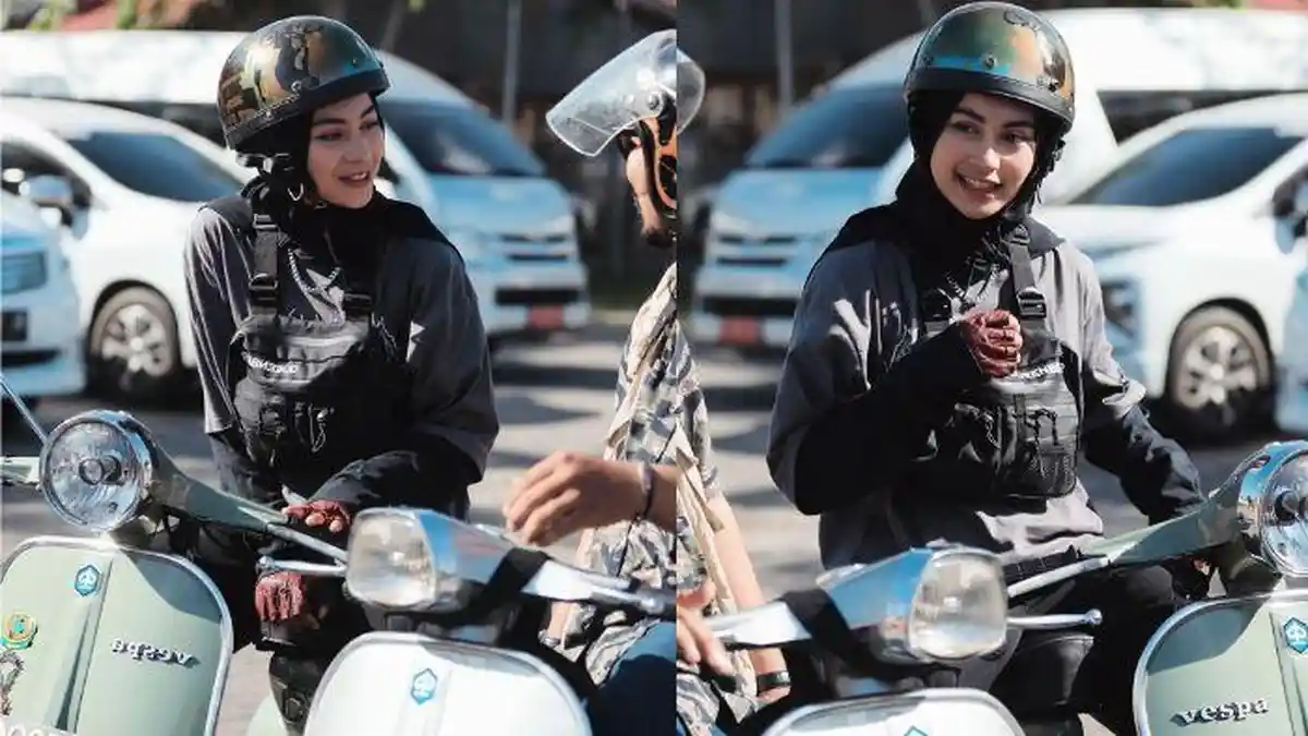 Profil dan Biodata Sintya Marisca, Tampil Cantik Gunakan Hijab saat Touring Vespa di Aceh