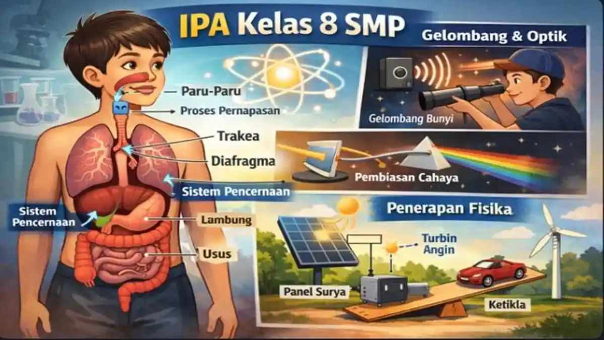 40 Latihan Soal SAS IPA Kelas 8 SMP Semester 2 Kurikulum Merdeka Tahun 2026