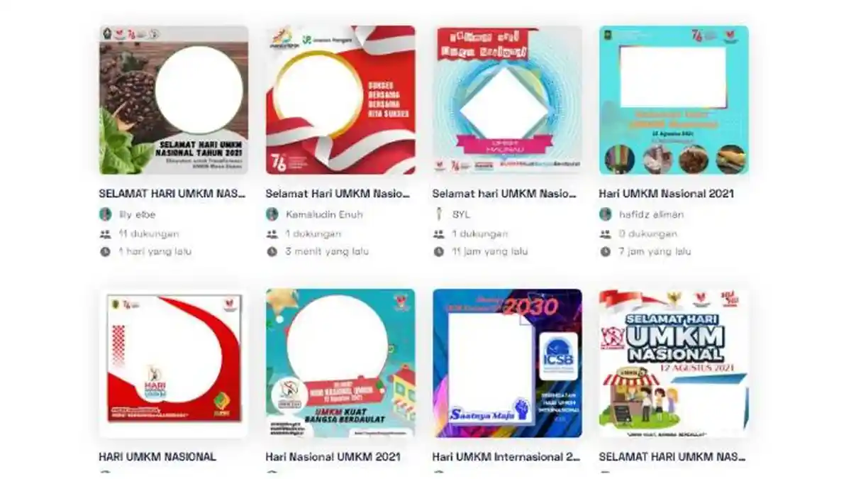 20 Link Twibbon Ucapan Hari UMKM Nasional 12 Agustus 2021, Ini Cara Membuat dan Bagikan ke Medsos
