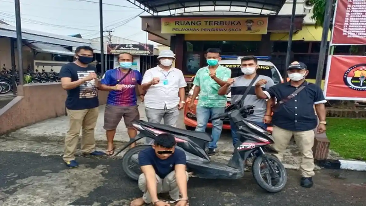 Motor Beat Aksi Curanmor 2018 di Kota Padang Ditemukan, Satu Penadah Beralamat Pessel Dibekuk