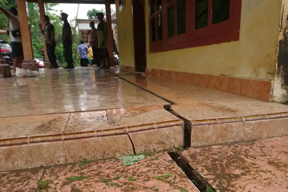 61 Rumah di Kecamatan Tanggungunung Terdampak Tanah Gerak, Banyak Warga Yang Mengungsi