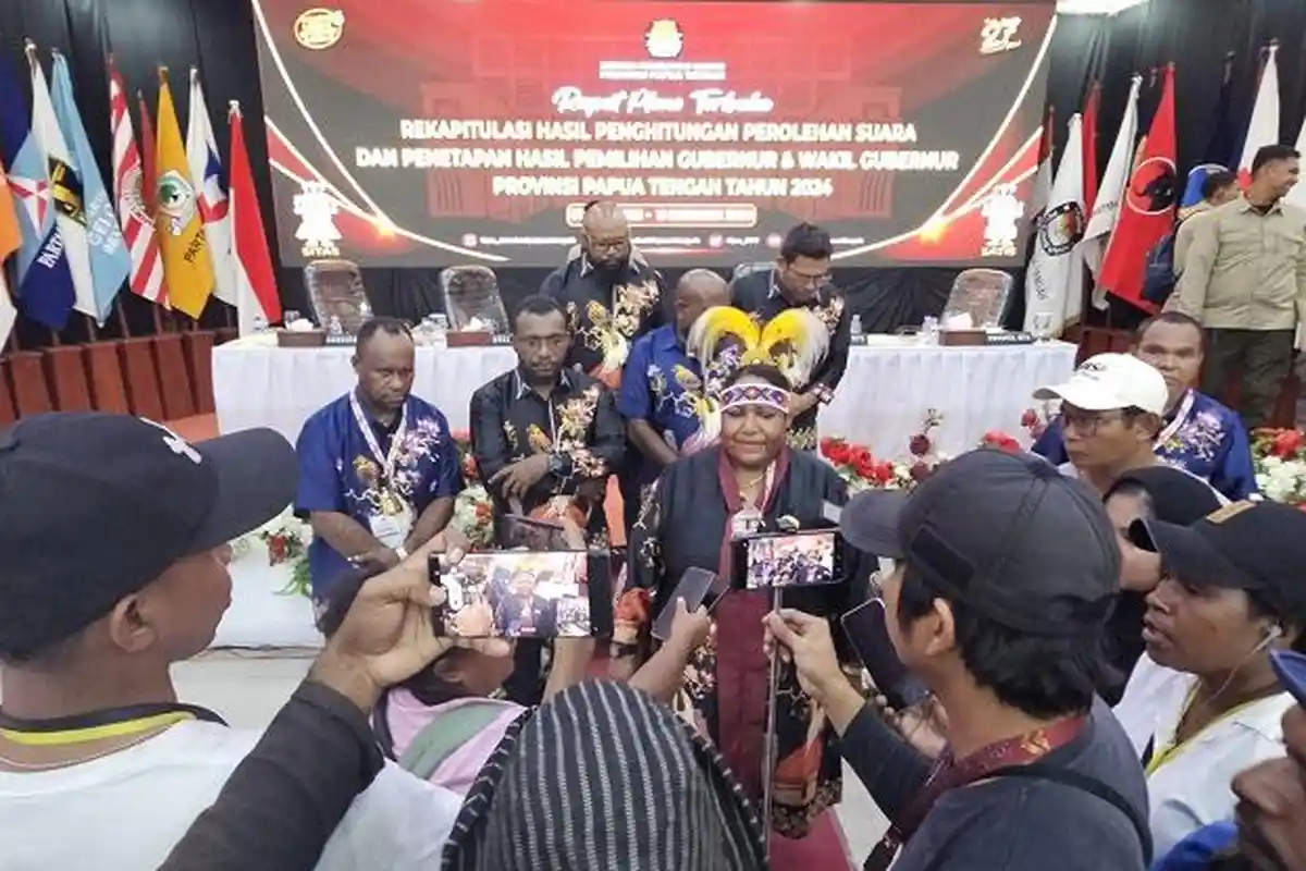 Ketua KPU Jenifer Tabuni: Jika Ada Yang Tidak Puas, Silahkan Berproses ke MK