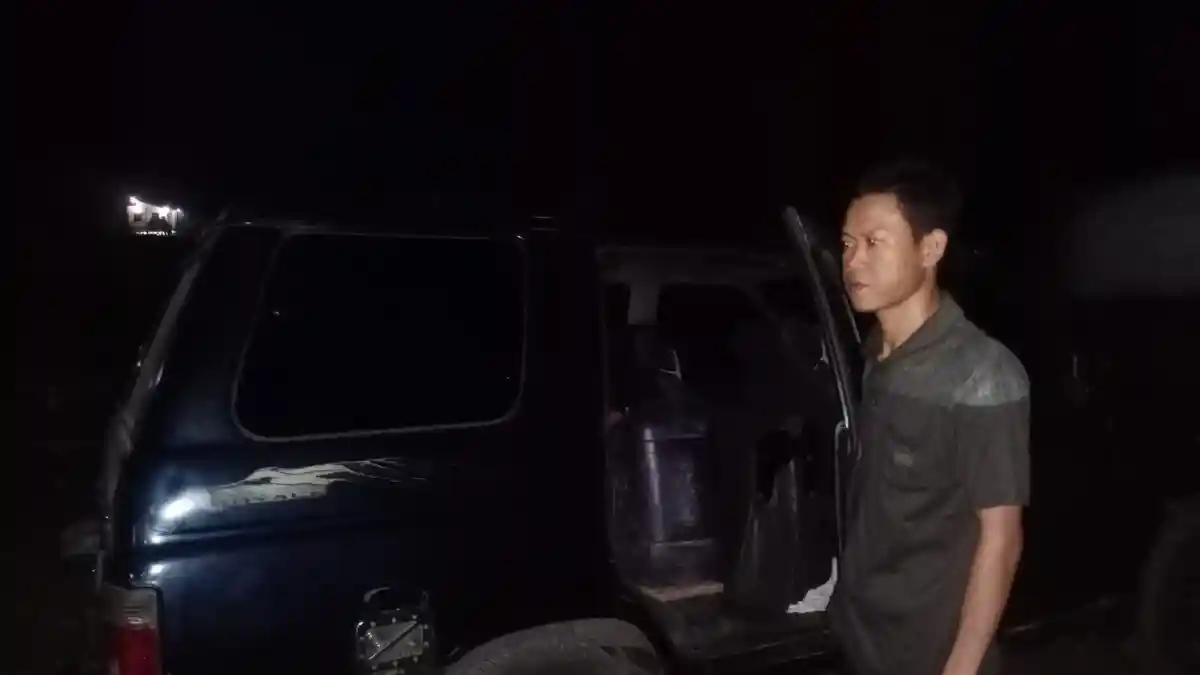 Warga Pesawaran Timbun 544 Liter BBM dengan Mobil Modifikasi