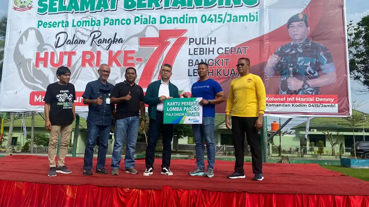 BPJS Ketenagakerjaan Cover Peserta Lomba Panco Piala Dandim 0415/Jambi