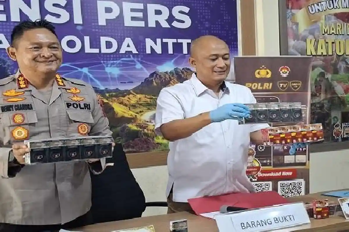 Polda NTT Amankan Ribuan Bungkus Rokok Ilegal di Tiga Wilayah di Flores