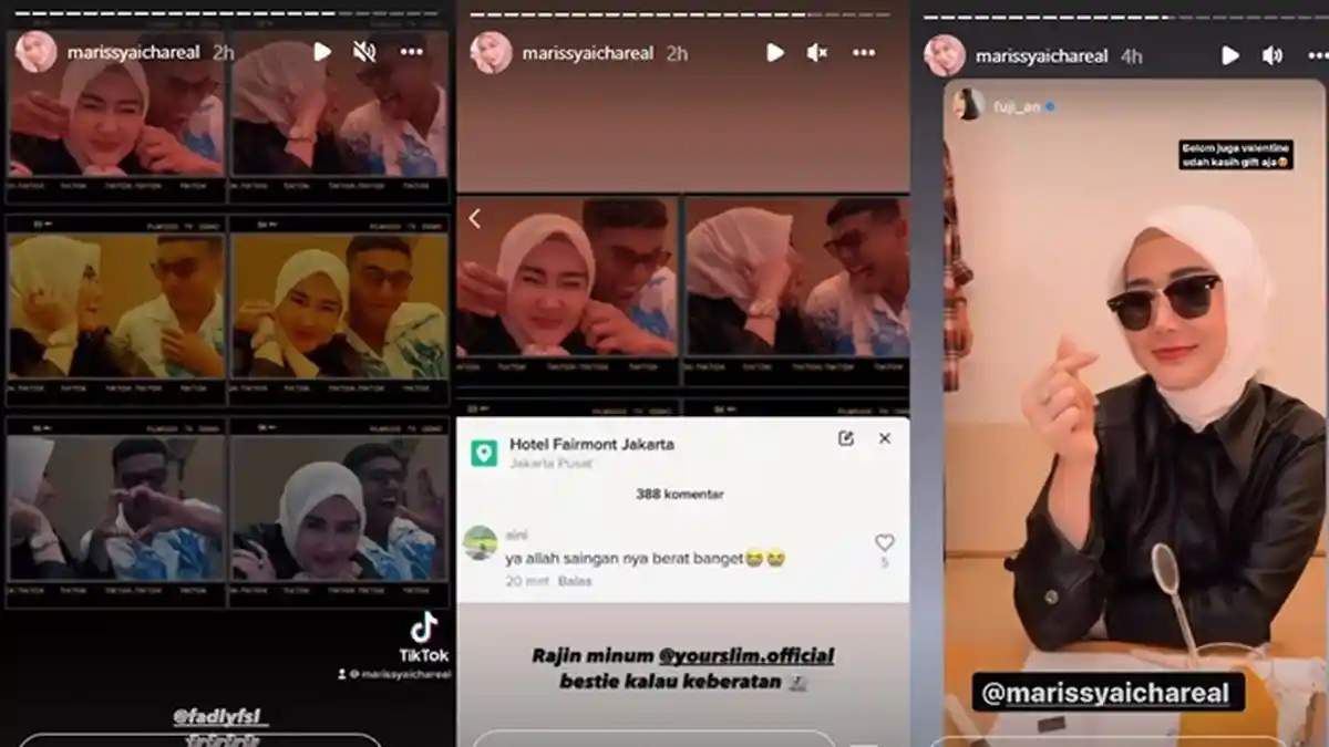 Viral Konten Instagram Marissya Icha & Fadly Faisal Bikin Baper, Netizen Jodohkan: Pasukan Aicha