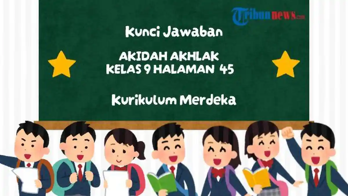Kunci Jawaban Akidah Akhlak Kelas 9 Halaman 45 Kurikulum Merdeka Bab 2: Renungkan