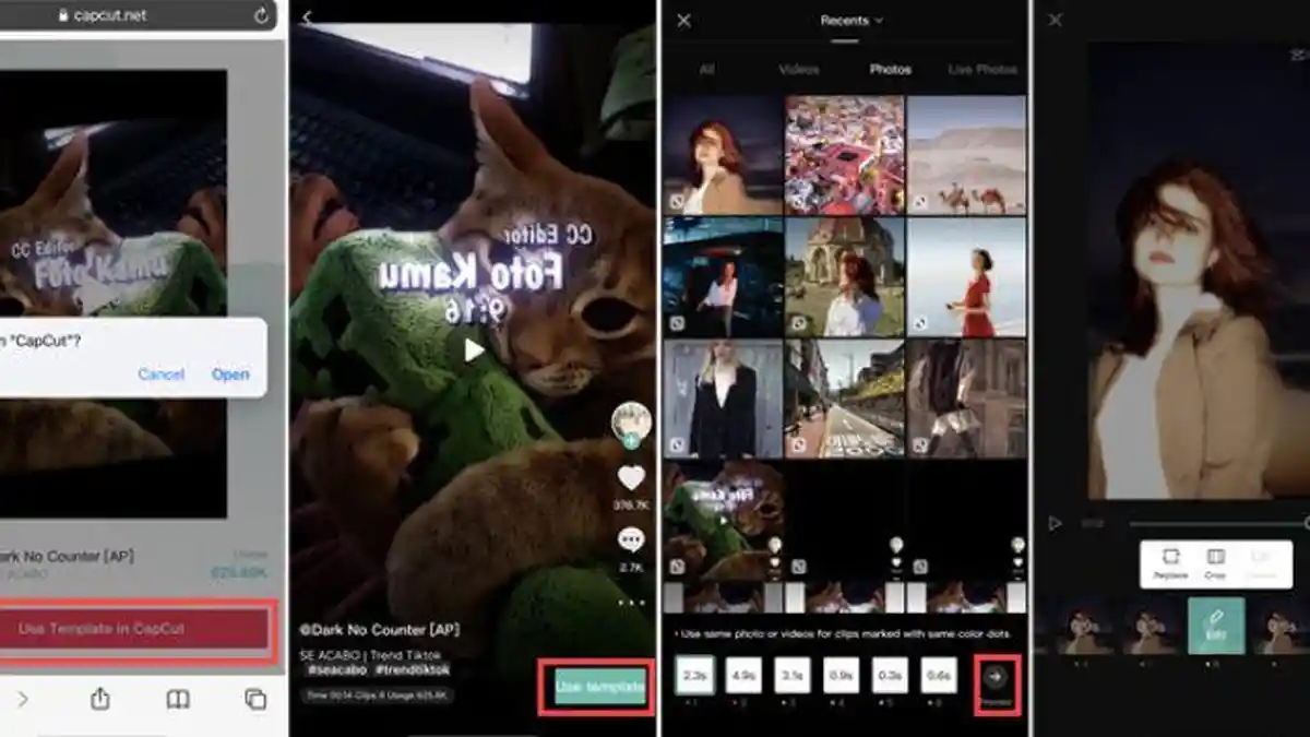 Cara Menggunakan Template Aplikasi Edit Video CapCut tanpa Watermark dengan Mudah