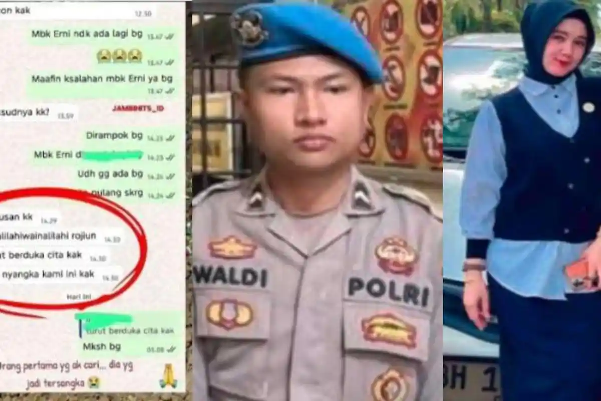 Drama Keji Bripda Waldi: Bunuh Dosen Mantan Kekasihnya di Jambi, Pura-pura Syok dan Ucapkan Duka