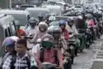 Macet di Jembatan Lamnyong Aceh