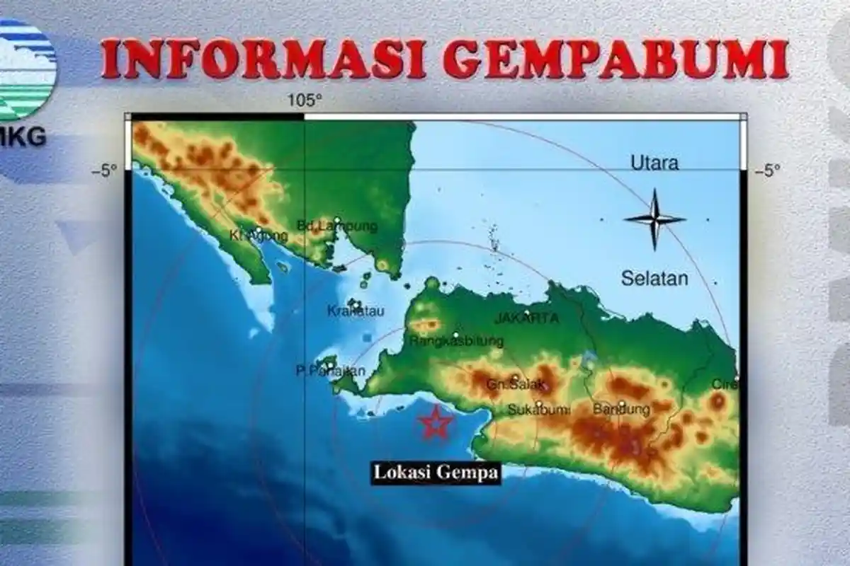 Bayah di Banten Selatan Diguncang Gempa, Tak Berpotensi Tsunami
