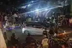Kecelakaan Beruntun di Bandar Lampung, Mobil Seruduk Motor, Pedagang, dan Kendaraan Parkir