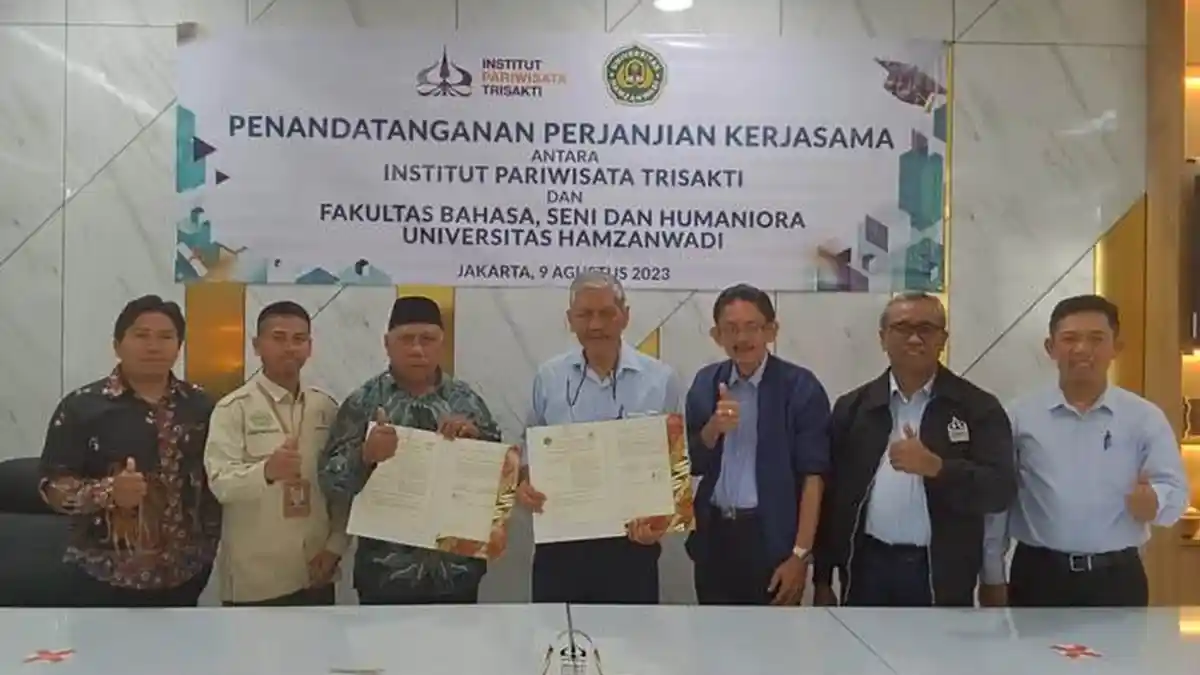 Universitas Hamzanwadi Teken MoU dengan Institut Pariwisata Trisakti Jakarta