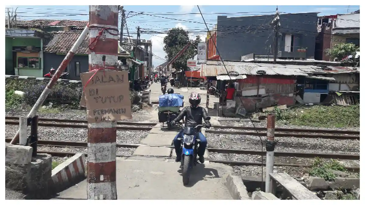 Dishub Kota Cimahi Tidak Menerima Konfirmasi Saat PT KAI Menutup Perlintasan Sebidang di Cigugur