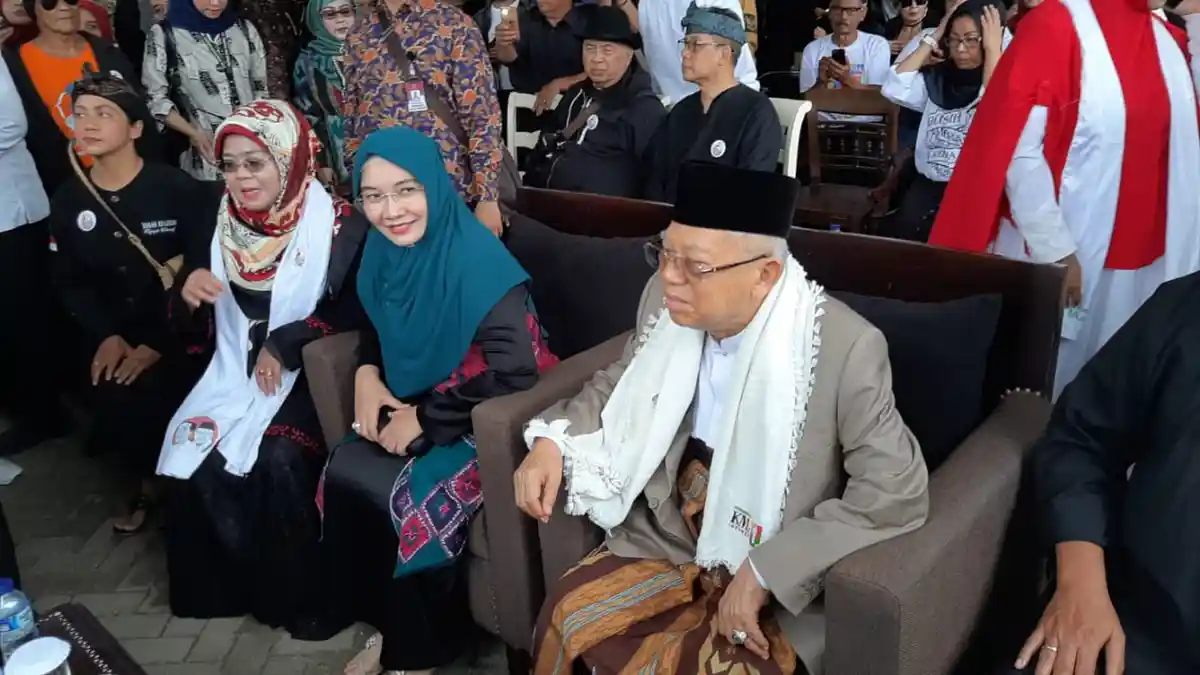 Jokowi Gandeng Ulama, Maruf Amin : Kiai Dahulu Kayak Daun Salam