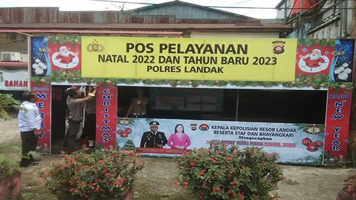 Polsek Ngabang Siapkan Poskotis Pengamanan Natal dan Tahun Baru ...