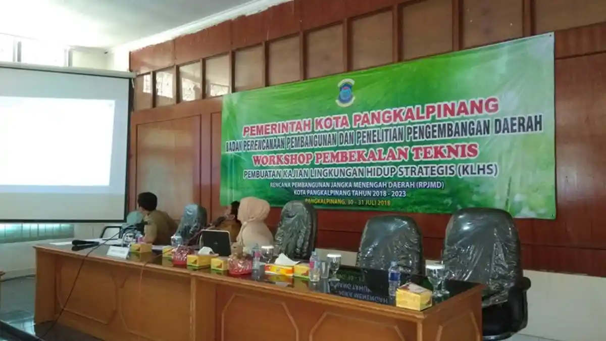 Bappeda Gelar Bimtek Pembuatan KLHS RPJMD Kota Pangkalpinang
