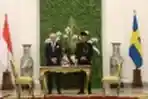 Jokowi Sambut Raja Swedia di Istana Bogor