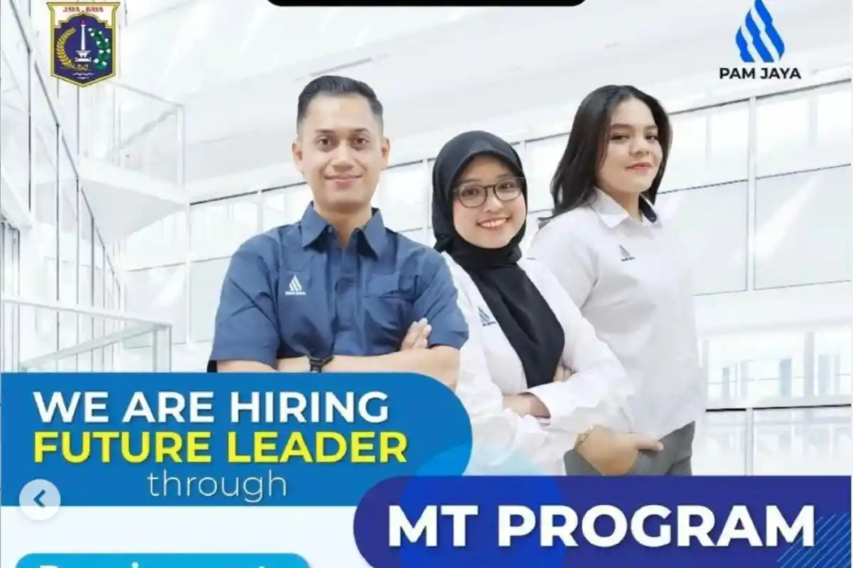 Lowongan Kerja Terbaru Juli 2024 di PAM JAYA untuk Lulusan D3/S1 Berbagai Jurusan, Daftar di Sini