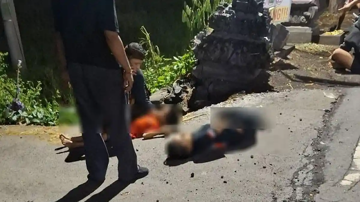 Indah Ditabrak Aerox Saat Menyeberang di Tukadmungga Buleleng