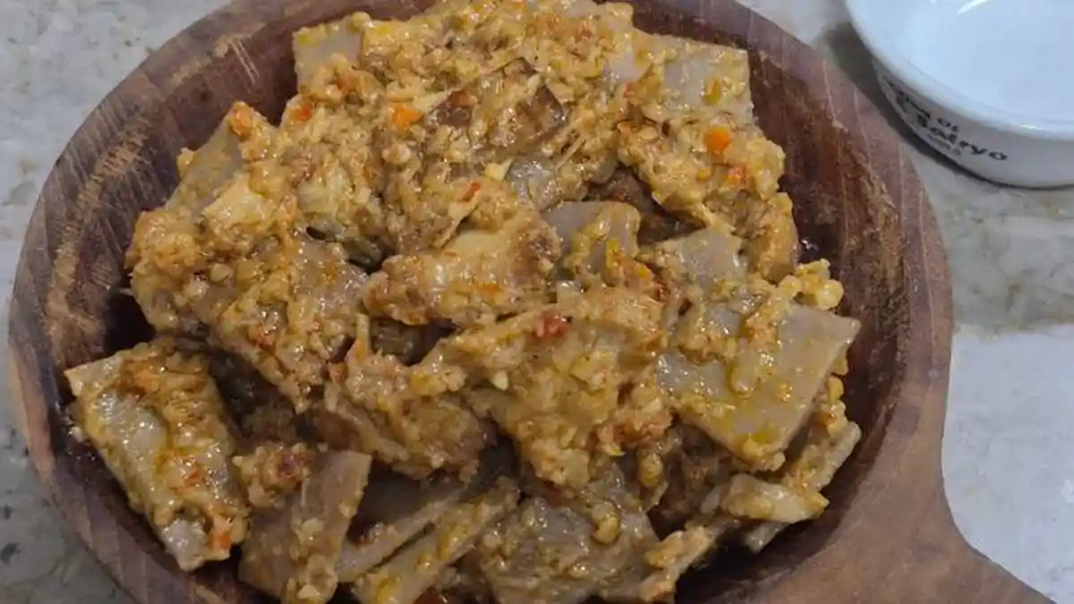 Resep Rendang Kulit Singkong, Makana  Sederhana Penambah Nafsu Makan