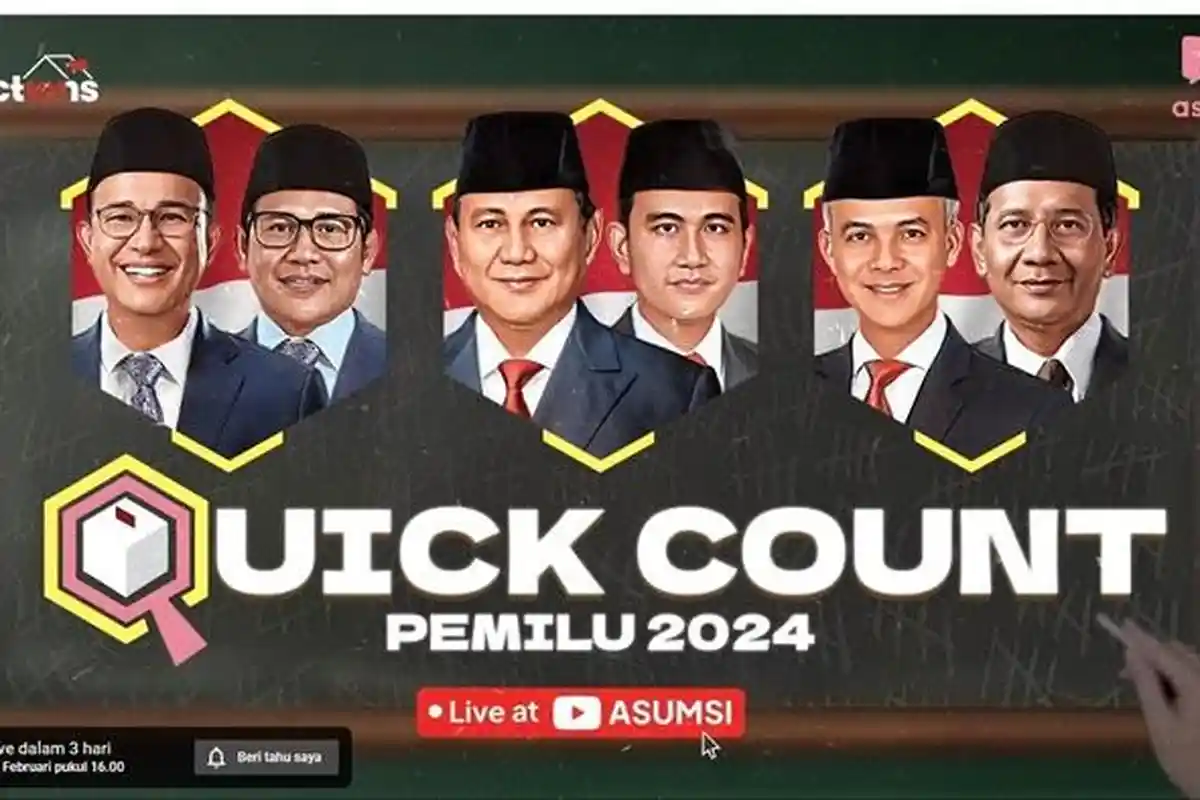 Link Nonton Hasil Quick Count Pilpres 2024, Mulai 14 Februari, Jam Berapa?