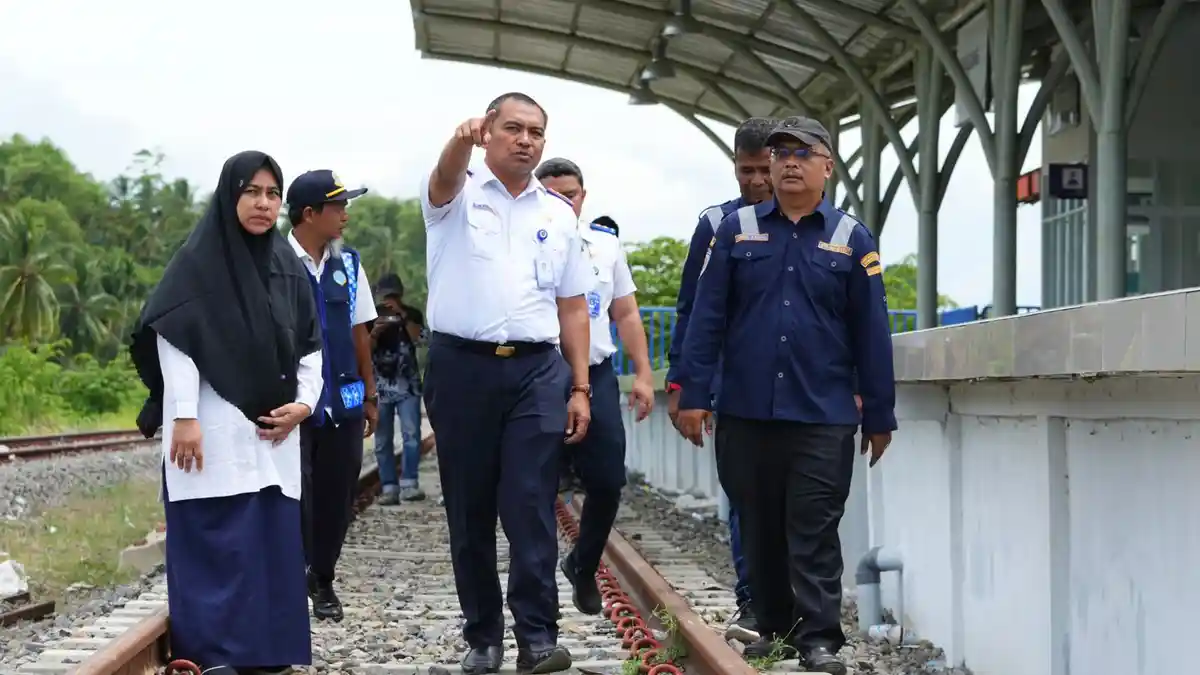 Dukung Distribusi Logistik Aceh, Kadishub Aceh Pantau Percepatan Pembangunan Jalur Kereta Api Aceh