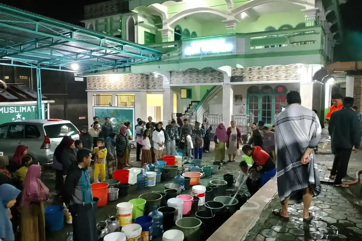 Pamsimas Rusak Kena Longsor, 140 KK di Desa Sariyoso Wonosobo Krisis Air Bersis