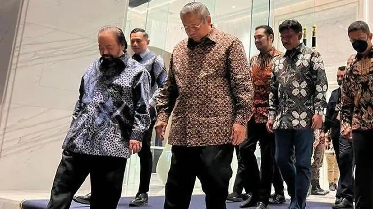 Surya Paloh Bertemu SBY di Nasdem Tower, Petinggi Partai Demokrat Hanya Kunjungan Balasan