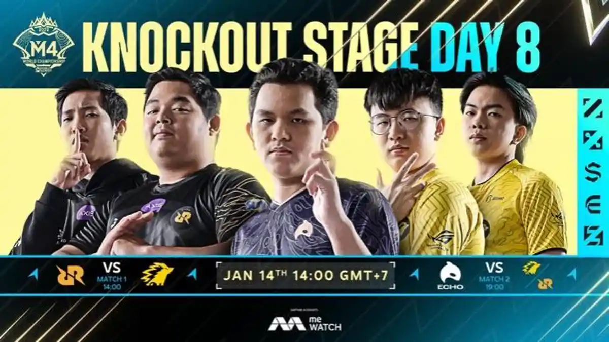 Jadwal M4 Mobile Legends 14 Januari: RRQ HOSHI vs Onic esports, ECHO PH Menanti di Final Lower