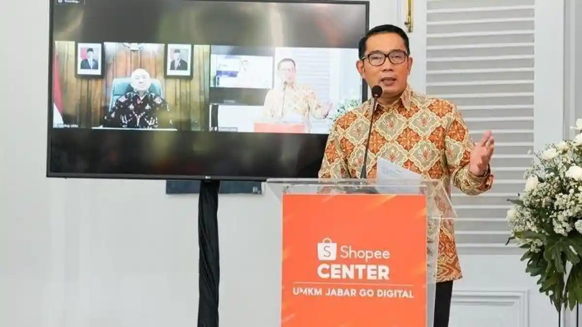 Di Hadapan Teten Masduki, Ridwan Kamil Minta E-Commerce Lain Tiru Shopee